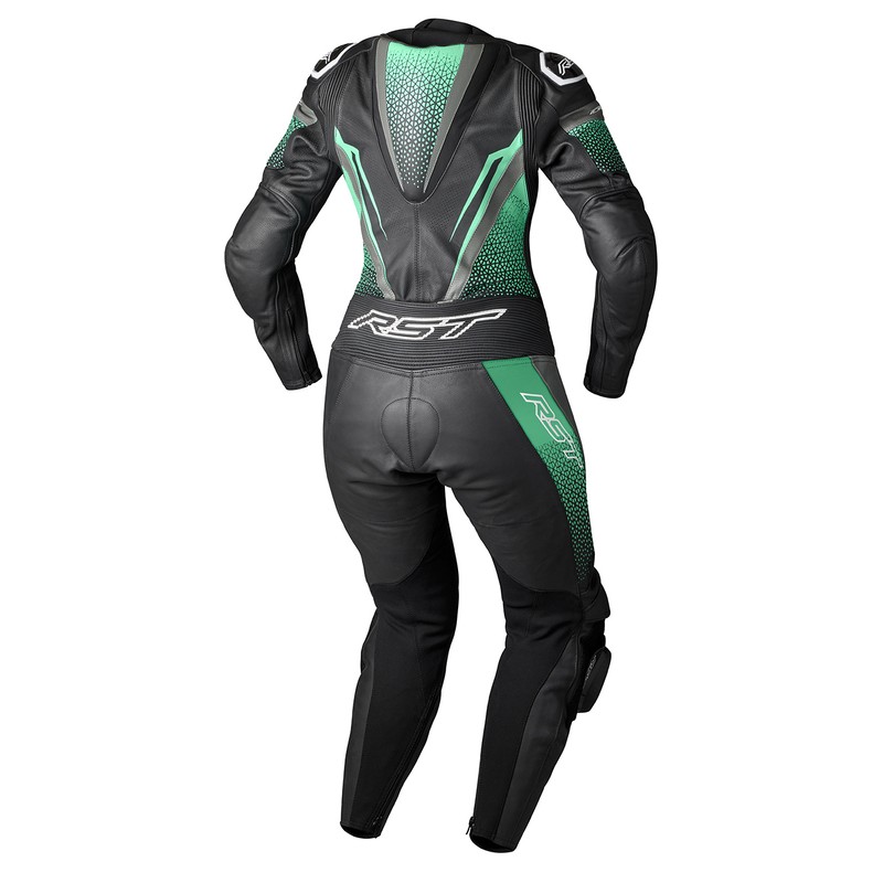 Mono de piel RST TracTech Evo 5 CE mujer - Negro / Aqua / Gris