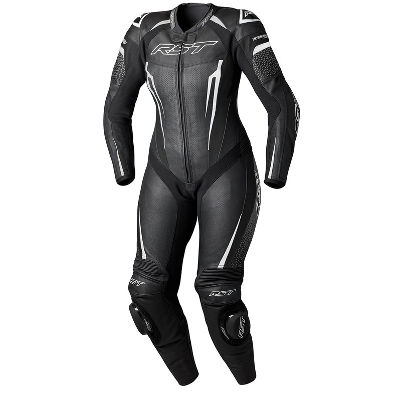 Mono de piel RST TracTech Evo 5 CE mujer - Negro / Blanco / Negro