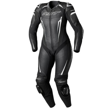 Mono de piel RST TracTech Evo 5 CE mujer - Negro / Blanco / Negro
