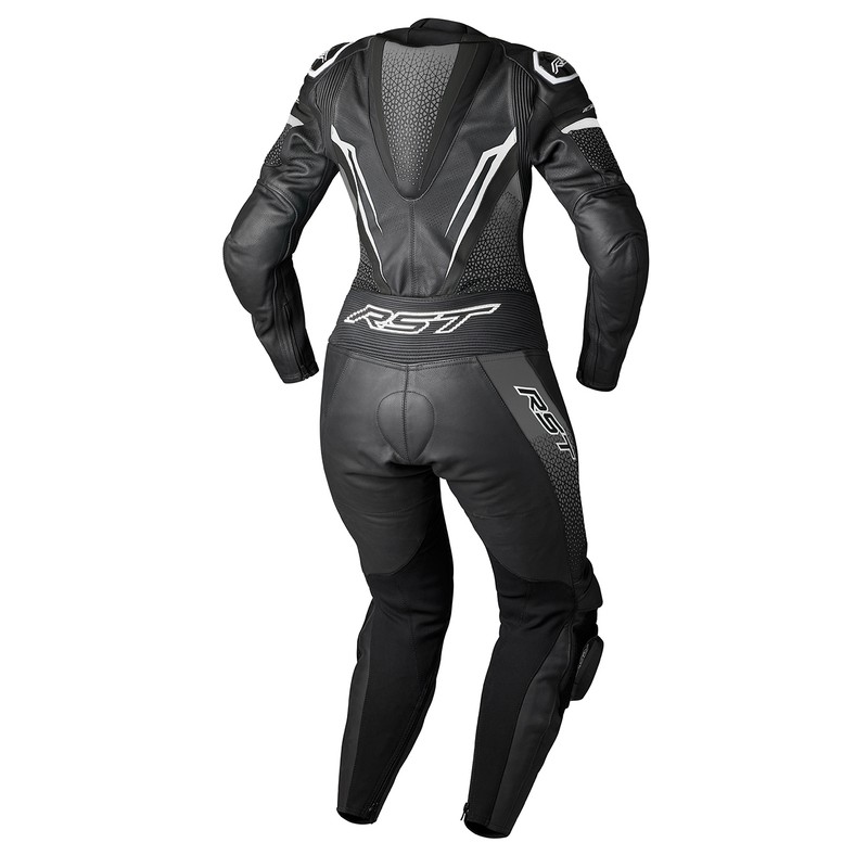 Mono de piel RST TracTech Evo 5 CE mujer - Negro / Blanco / Negro