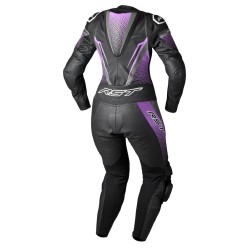 Mono de piel RST TracTech Evo 5 CE mujer - Negro / Fucsia / Gris 2
