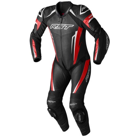 Mono de piel RST TracTech Evo 5 CE hombre - Rojo / Negro / Blanco