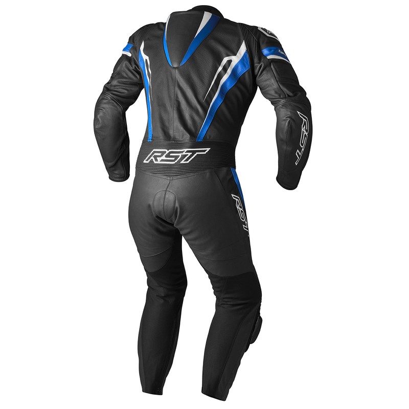 Mono de piel RST TracTech Evo 5 CE hombre - Azul / Negro / Blanco