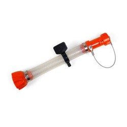 Kit completo de tubo de combustible para garrafa de gasolina RACETECH R15 - Naranja