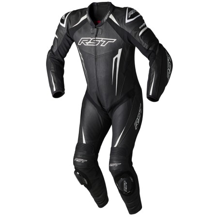 Mono de piel RST TracTech Evo 5 CE hombre - Negro /Blanco / Negro