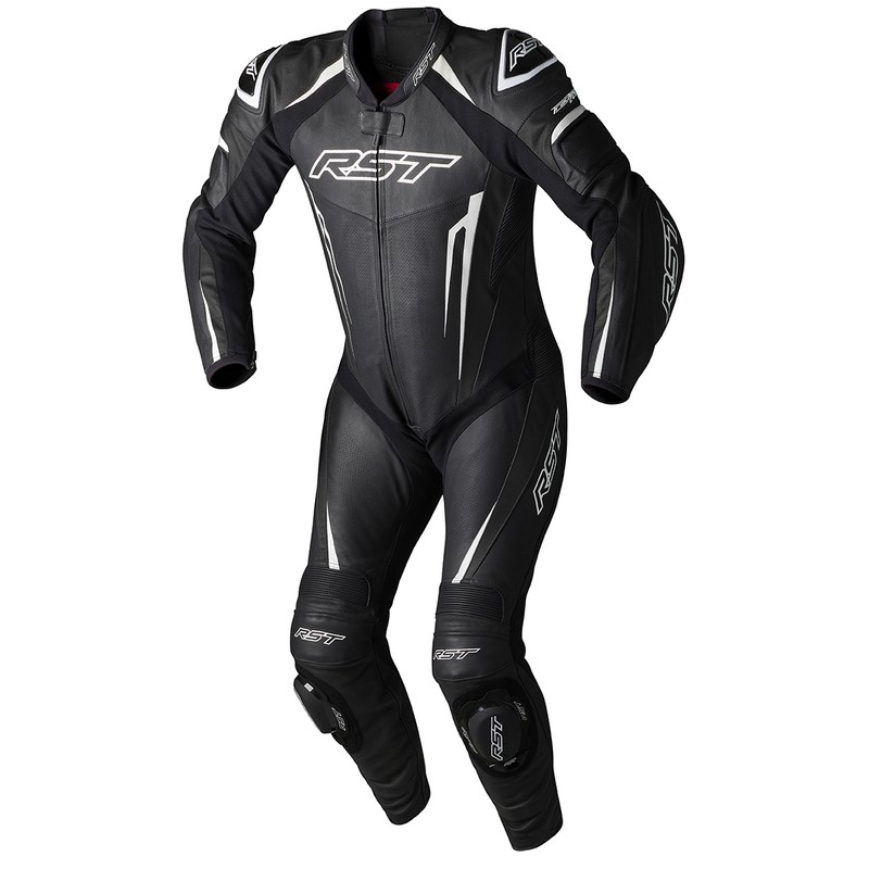 Mono de piel RST TracTech Evo 5 CE hombre - Negro /Blanco / Negro