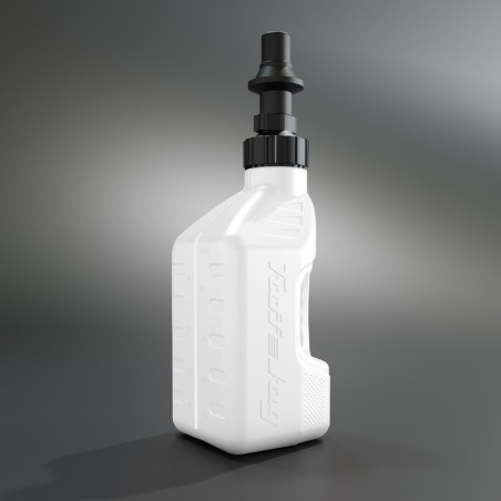 Garrafa de gasolina TUFF JUG blanco con tapón Ripper G3 - 1,25G/5L