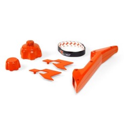 Kit de accesorios para garrafa de gasolina RACETECH R15 - Naranja