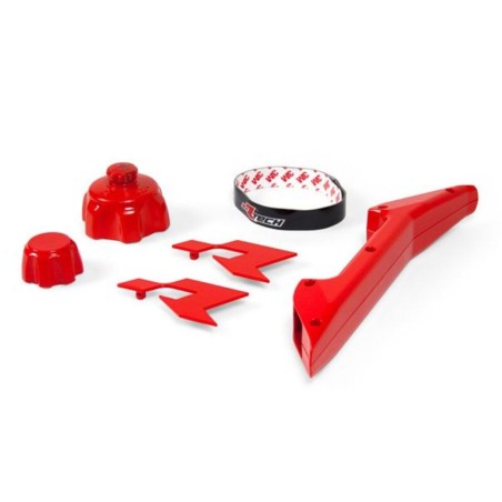 Kit de accesorios para garrafa de gasolina RACETECH R15 - Rojo