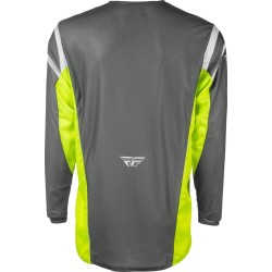 Camiseta FLY RACING Kinetic Mesh - Gris / Amarillo 2