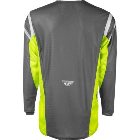 Camiseta FLY RACING Kinetic Mesh - Gris / Amarillo