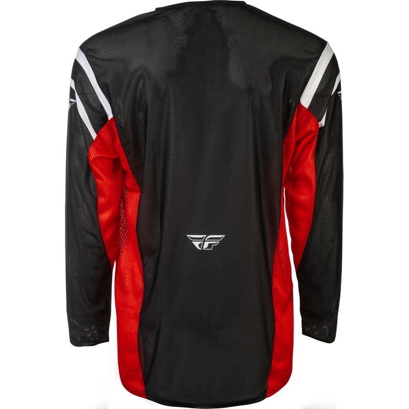 Camiseta FLY RACING Kinetic Mesh - Negro / Rojo