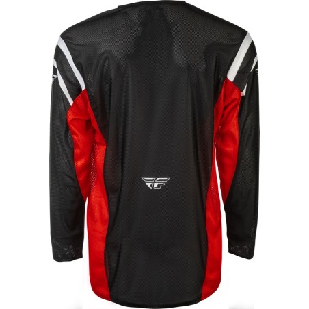 Camiseta FLY RACING Kinetic Mesh - Negro / Rojo