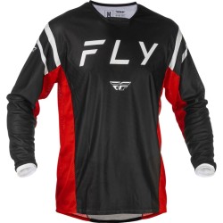 Camiseta FLY RACING Kinetic Mesh - Negro / Rojo