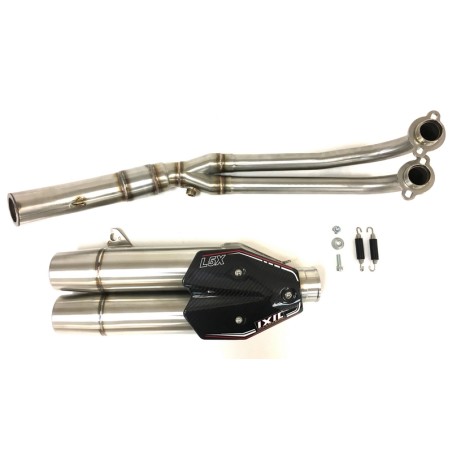 Escape completo IXIL Dual Hyperlow XXL L5X acero inoxidable pulido - XY2397XS