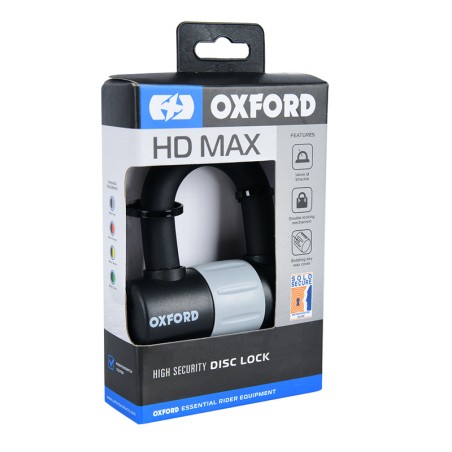 Candado de disco OXFORD HD MAX - Ø14mm negro