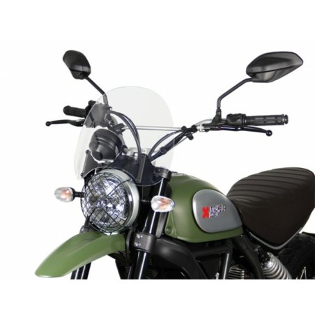 Pantalla MRA Touring, Ducati Scrambler, transparente