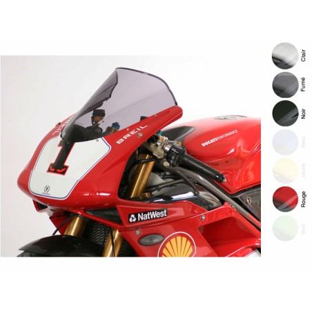 Pantalla MRA Racing transparente, Ducati 748/916/996/998