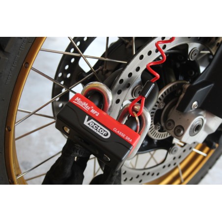 Candado de disco VECTOR MiniMax+ MP3 - Ø16mm / 85x44mm - Certificado SRA