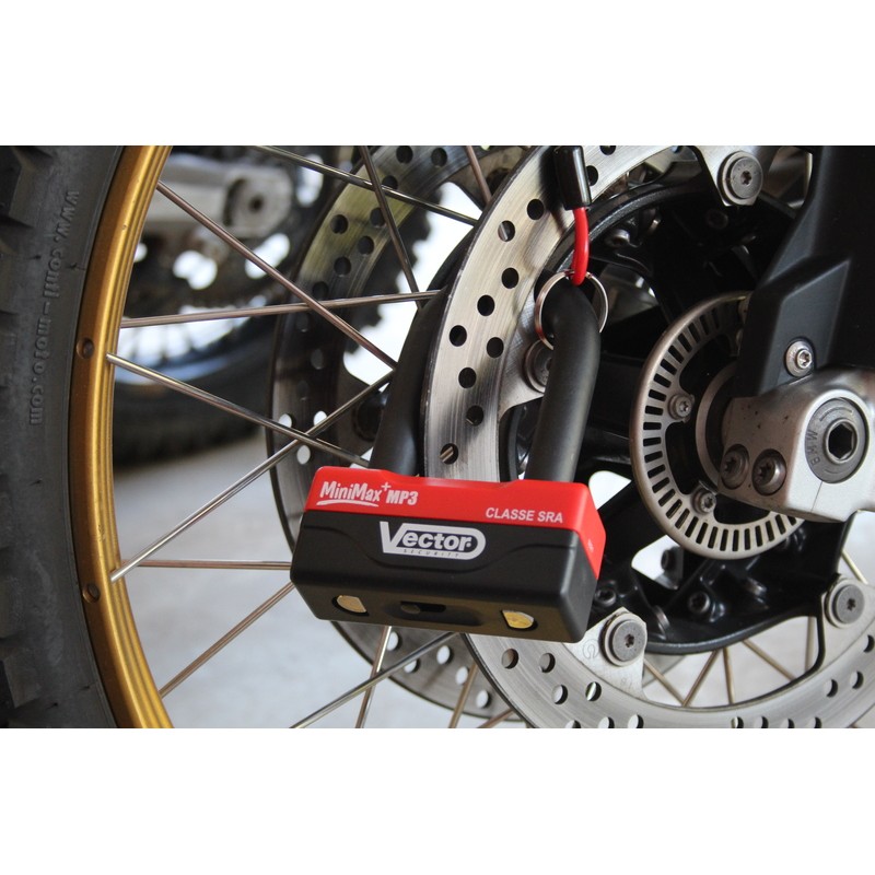 Candado de disco VECTOR MiniMax+ MP3 - Ø16mm / 85x44mm - Certificado SRA