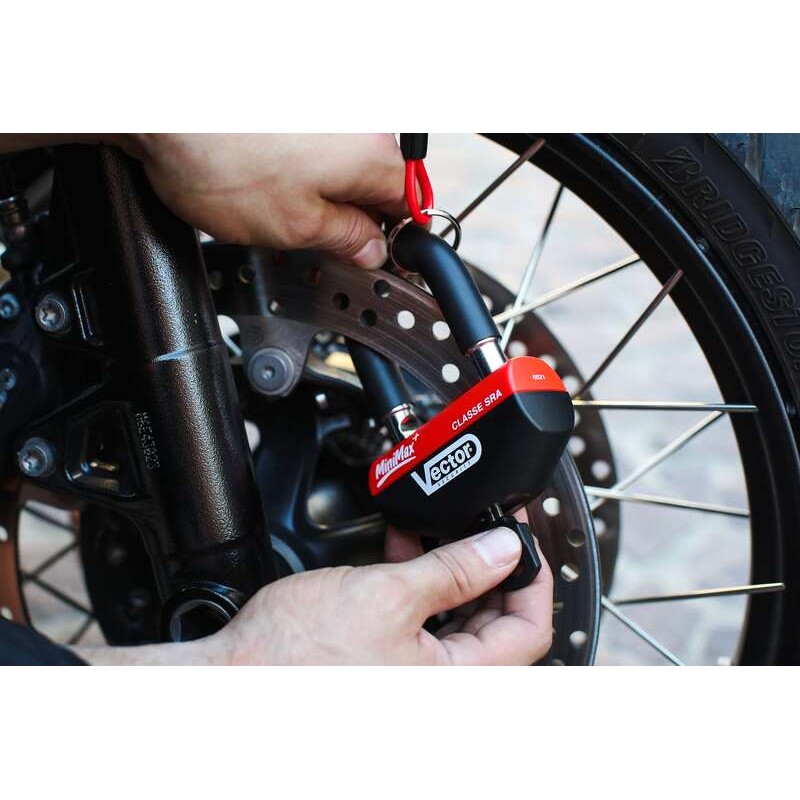 Candado de disco VECTOR MiniMax+ - Ø16mm / 47x40mm - Certificado SRA