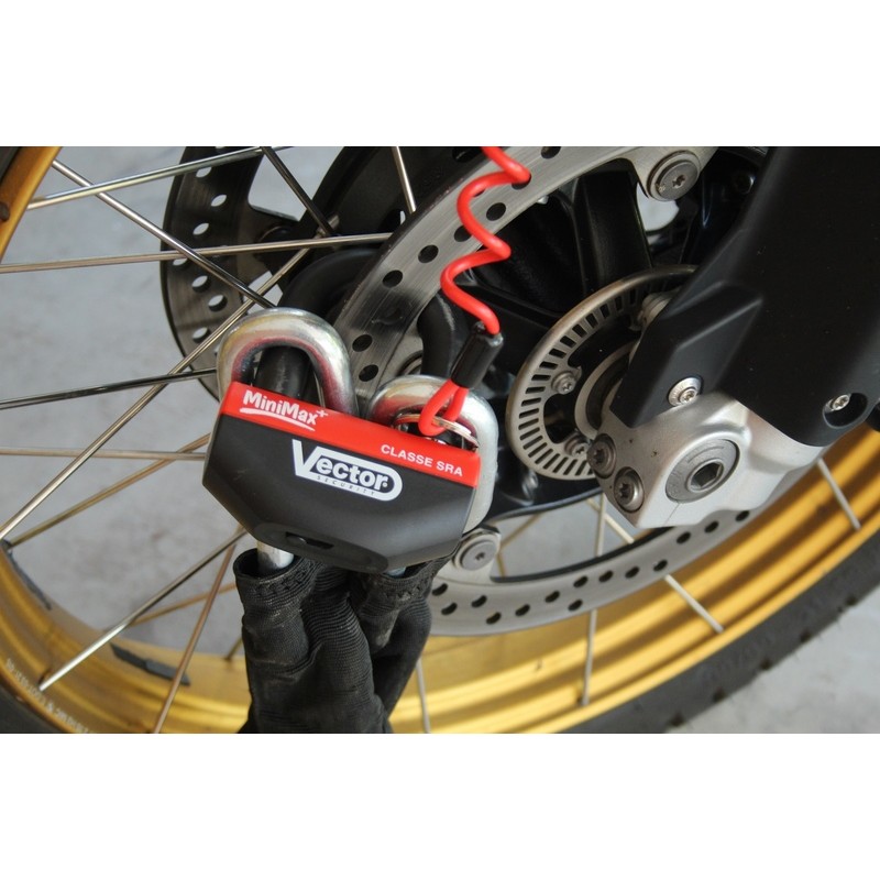 Candado de disco VECTOR MiniMax+ - Ø16mm / 47x40mm - Certificado SRA