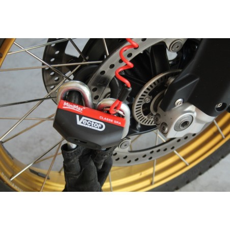 Candado de disco VECTOR MiniMax+ - Ø16mm / 47x40mm - Certificado SRA