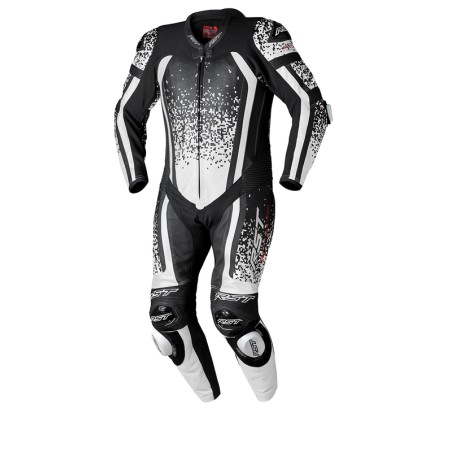 Mono de piel RST Pro Series Evo Airbag CE hombre - Blanco / Negro