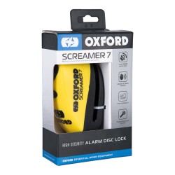 Candado de disco con alarma Oxford Screamer 7 2