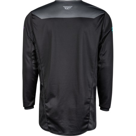 Camiseta FLY RACING Kinetic Reload - Antracita / Negro / Blue Iridium