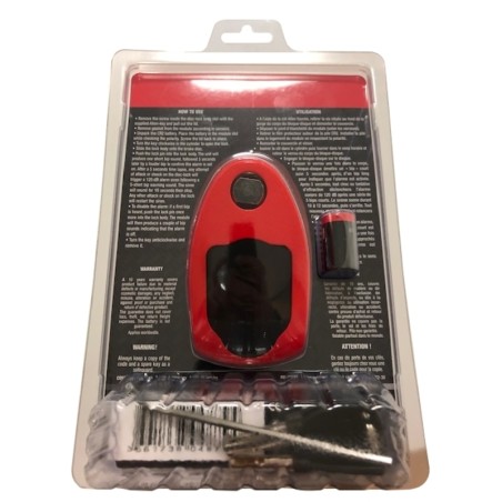 Candado de disco con alarma VECTOR The Max Alarm (120dB) - Ø14mm - Certificado SRA