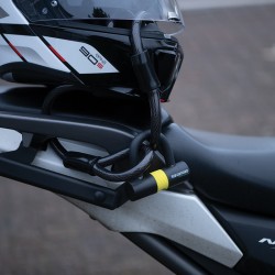 Cable antirrobo OXFORD Loop Lock15 + Mini candado - 15mm x 2.0m 2