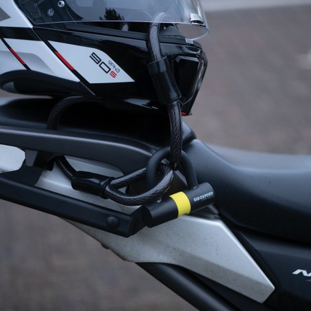 Cable antirrobo OXFORD Loop Lock15 + Mini candado - 15mm x 2.0m