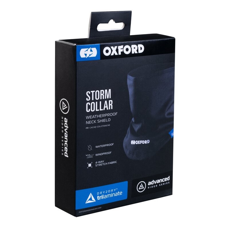 Braga cuello OXFORD Advanced Storm negro talla 2XL/3XL
