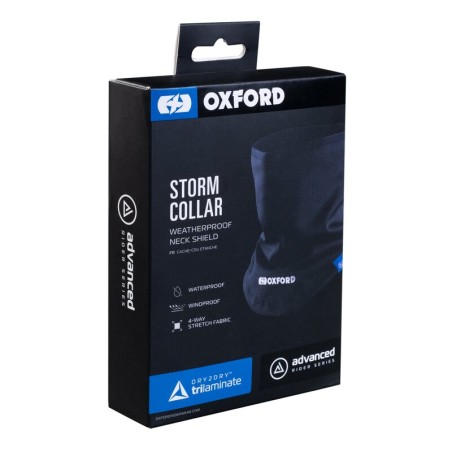 Braga cuello OXFORD Advanced Storm negro talla 2XL/3XL