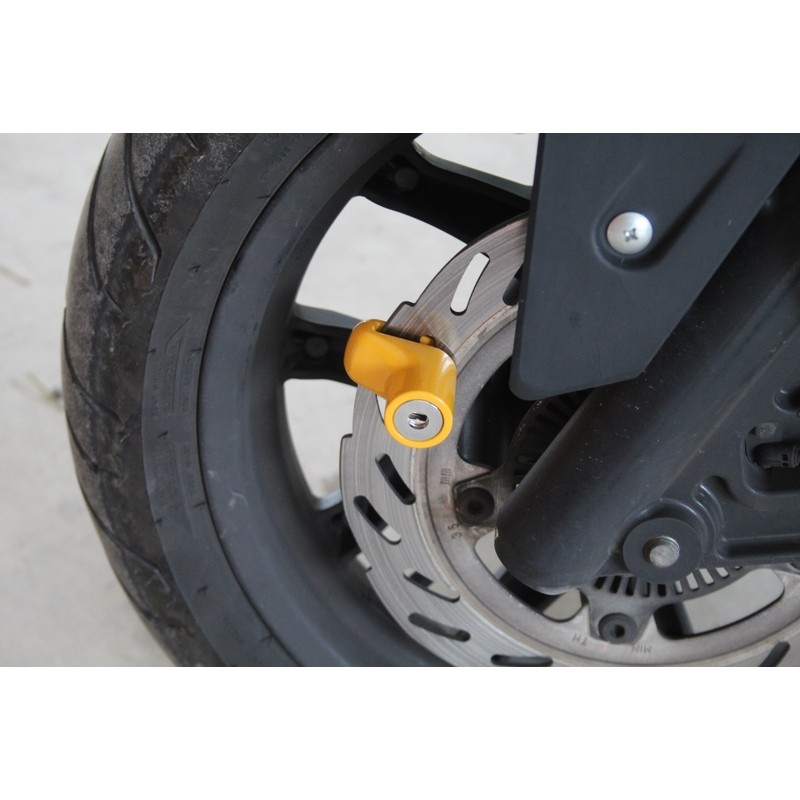 Candado de disco VECTOR Disc Mini - Ø5mm - Amarillo