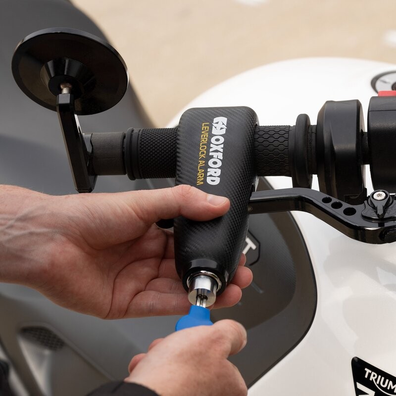 Bloqueo de acelerador con alarma OXFORD Lever Lock