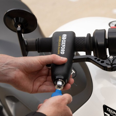 Bloqueo de acelerador con alarma OXFORD Lever Lock