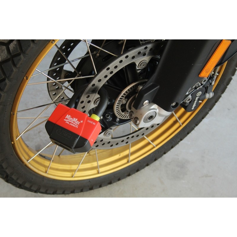 Candado de disco con alarma VECTOR MiniMax+ Alarm (100dB) - Ø16mm / 55x40mm - Certificado SRA