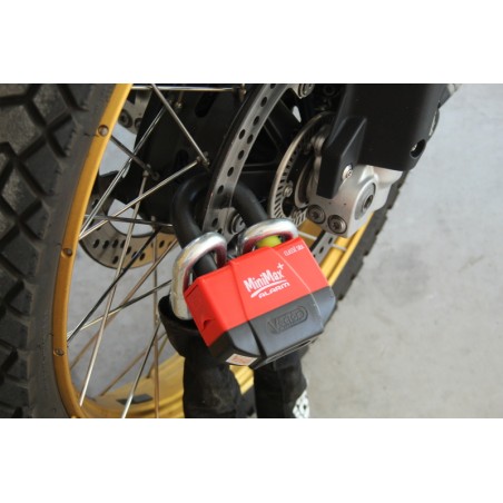 Candado de disco con alarma VECTOR MiniMax+ Alarm (100dB) - Ø16mm / 55x40mm - Certificado SRA
