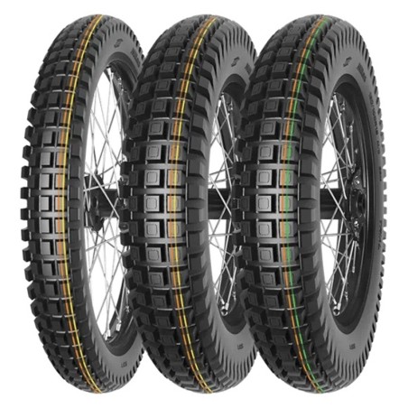 Neumático MITAS TRIAL 120/100 R 18 68M TL/TT SOFT ORANGE YELLOW