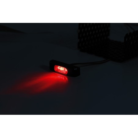 Piloto trasero LED HIGHSIDER pro Conero T2 - cristal rojo - homologado E - 1 pza