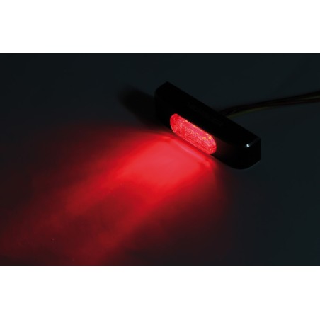 Piloto trasero LED HIGHSIDER pro Conero T2 - cristal rojo - homologado E - 1 pza
