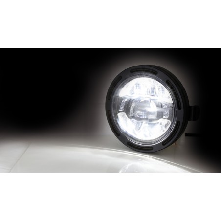 HIGHSIDER pro 5 3/4 inch LED headlight FRAME-R2 TYPE 10, black, side mount