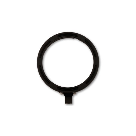 HIGHSIDER pro 5 3/4 inch CNC lamp holder ring FRAME-R2, black, bottom mount