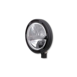 HIGHSIDER pro 5 3/4 inch LED headlight FRAME-R2 TYPE 5, black, bottom mount