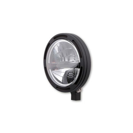 HIGHSIDER pro 5 3/4 inch LED headlight FRAME-R2 TYPE 5, black, bottom mount