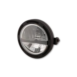HIGHSIDER pro 5 3/4 inch LED headlight FRAME-R2 TYPE 5, black, side mount
