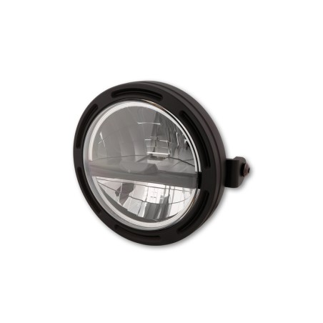 HIGHSIDER pro 5 3/4 inch LED headlight FRAME-R2 TYPE 5, black, side mount