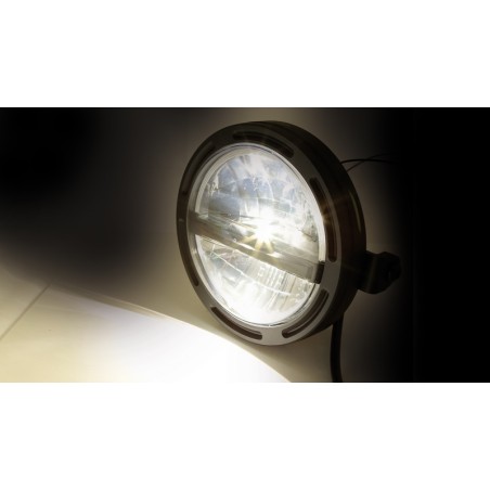 HIGHSIDER pro 5 3/4 inch LED headlight FRAME-R2 TYPE 5, black, side mount